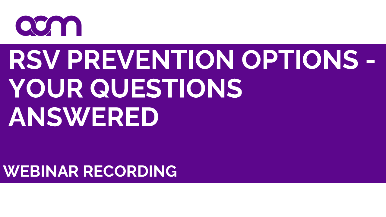 RSV Prevention Options - Your Questions Answered