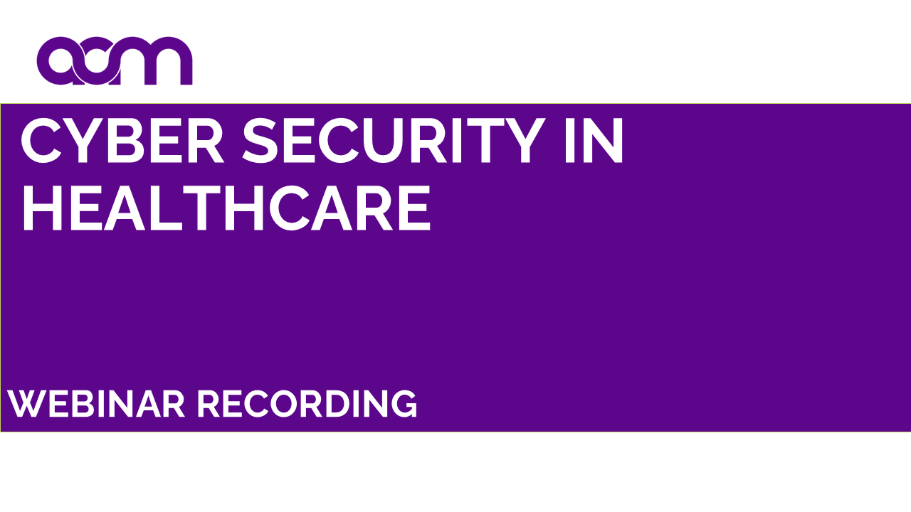 Cyber Security in Healthcare