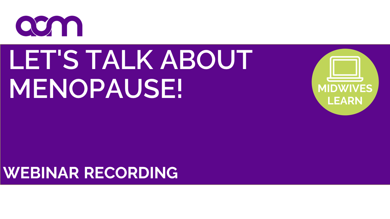 Let's talk about Menopause!